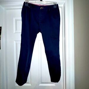 Columbia PFG tapered leg flat front navy pant size 10